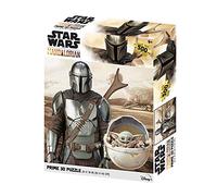 Star Wars Mandalorian 3D The Mandalorian & Grogu 500 piece puzzle