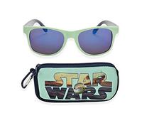 STAR WARS Mandalorian Baby Yoda Boys Sunglasses with Kids Glasses Case, Protective Toddler Sunglasses