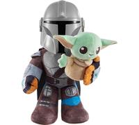 Mandalorian Book of Boba Fett Series Mandalorian and grogu feature plush Disney+ disneyplus show sounds soft plushy toy - (HNT52)