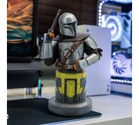 Cableguys The Mandalorian Bounty Hunter Controller Holder & Phone Stand - Gaming Setup Accessories for Desk and Game Room, Stand Compatible with Xbox, PlayStation & Most Standard Game Controllers