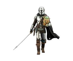 STAR WARS - Mandalorian & Grogu with Beskar Staff ArtFX+ Pvc Figure Kotobukiya
