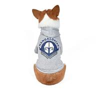 STAR WARS for Pets The Mandalorian Hoodie for Dogs with Leash Attachment Hole| Star Wars Apparel for Dogs, Extra Small | Cozy Hooded Sweatshirt for Dogs, Gifts for Star Wars Fans