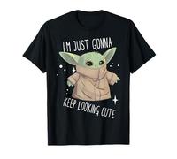 Star Wars Mandalorian The Child Cartoon Keep Looking Cute T-Shirt