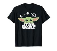 Star Wars Mandalorian The Child Cartoon Space T-Shirt