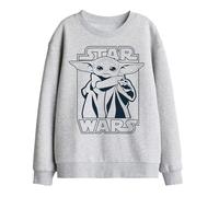 Star Wars Mandalorian The Child Force Kids Sweatshirt, Athletic Heather, 5-6