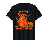 Star Wars Mandalorian The Child Orange Happy Halloween T-Shirt