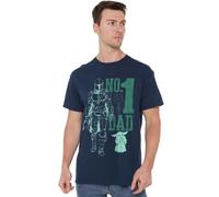 Star Wars Mando No. 1 Dad Unisex T Shirt, Navy, XXXX-Large