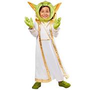 Rubies 10012563T000 Master Yoda Toddler Costume Star Wars Kids Fancy Dress, Boys, Girls, Clear, 2-3 Years Halloween