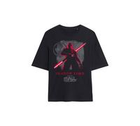 Star Wars Women's Maul Shadow Lord Dark Side Sith Oversized T-Shirt, Black | Size: Small Star Wars Black S