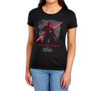 Star Wars Maul Shadow Lord Dark Side Sith Womens T Shirt, Black, XXL