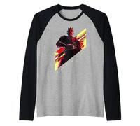 Star Wars Maul Shadow Lord Fear is My Ally Maul Looms Over Raglan Baseball Tee