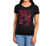 Star Wars Maul Shadow Lord Fear Is My Ally Tee, Black Black