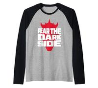 Star Wars Maul Shadow Lord Fear The Dark Side Silhouette Raglan Baseball Tee