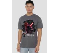 Star Wars Maul Shadow Lord From The Shadows T Shirt, Charcoal Charcoal