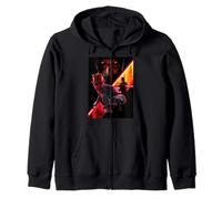 Star Wars Maul Shadow Lord Maul 3 Panel Ready To Fight Zip Hoodie