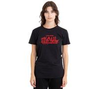 Star Wars Maul Shadow Lord Red Logo Ladies T Shirt, Black, Medium