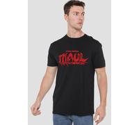 Star Wars Maul Shadow Lord Red Logo T Shirt, Black Black