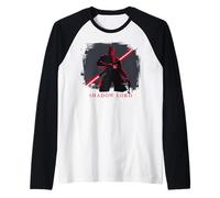 Star Wars Maul Shadow Lord Shadow Lord Maul Looking Down Raglan Baseball Tee