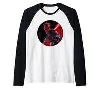 Star Wars Maul Shadow Lord Sith Darth Maul Ready to Attack Raglan Baseball Tee