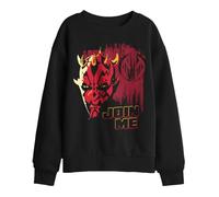 Star Wars Maul Shadow Lord Sith Join Me Kids Sweatshirt, Black, 12-13Y