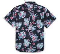 Star Wars Men's Button Down Shirt, Peacoat Pulled Cords, Medium