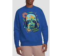 Star Wars Men's 90s Vader Sweatshirt Royal | Size: Large Star Wars Royal L