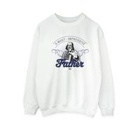 Star Wars Men's A Most Impressive Father Sweatshirt in White | Size: 5XL Star Wars White 5XL