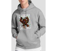 Star Wars Men's A Wookie Little Christmas Hoodie Light Grey | Size: Medium Star Wars Light Grey M