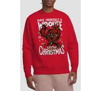 Star Wars Men's A Wookie Little Christmas Sweatshirt Red | Size: Large Star Wars Red L