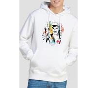 Star Wars Men's Abstract Trooper Hoodie White | Size: Small Star Wars White S