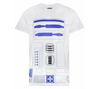 Star Wars Men's Adult Short Sleeved T-Shirt (White) in White | Size: Medium Star Wars White M