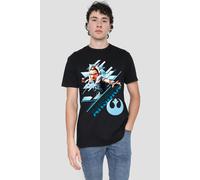 Star Wars Men's Ahsoka Stance T-Shirt Black | Size: Medium Star Wars Black M