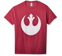 Star Wars Men's Alliance Emblem Logo T-Shirt, Red Heather, Medium