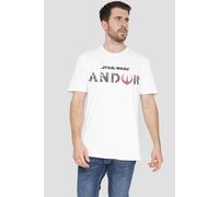 Star Wars Men's Andor Logo T-Shirt White | Size: Small Star Wars White S