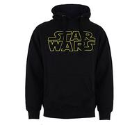 Star Wars Men's Basic Logo Hoodie, Black, S UK