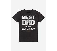Star Wars Men's Best Dad In The Galaxy T-Shirt Black | Size: Small Star Wars Black S