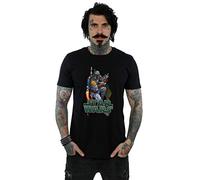 Star Wars Men's Boba Fett Fired Up T-Shirt Black X-Large