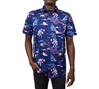 Star Wars Men's Button Down Shirt, Navy, S