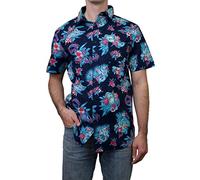 Star Wars Men's Button Down Shirt, Peacoat Pulled Cords, 2X