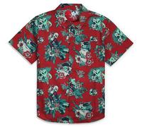 Star Wars Men's Button Down Shirt, Red, S
