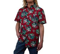 Star Wars Men's Button Down Shirt, Red, S