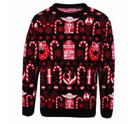 Star Wars Men's Candy Cane Knitted Jumper | Size: Medium Star Wars Multicolor M
