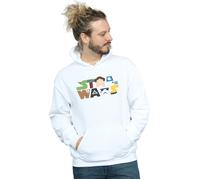 Star Wars Men's Character Logo Hoodie in White | Size: Large Star Wars White L
