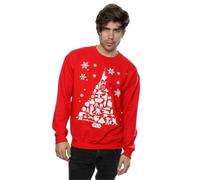 Star Wars Men's Chewbacca Christmas Lights Sweatshirt XX-Large Red