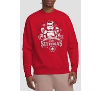 Star Wars Men's Christmas Beginning To Look A lot Like Sithmas Sweatshirt Red | Size: Medium Star Wars Red M