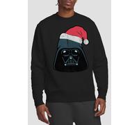 Star Wars Men's Christmas Darth Vader Santa Sweatshirt Black | Size: Small Star Wars Black S