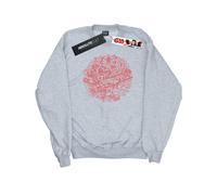 Christmas Death Star Sweatshirt Star Wars Grey M