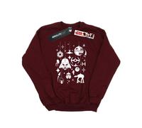 (XXL, Burgundy) Star Wars Mens Christmas Decorations Sweatshirt