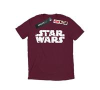 (XXL, Burgundy) Star Wars Mens Christmas Logo T-Shirt