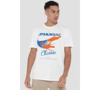 Star Wars Men's Classic T-Shirt White | Size: Large Star Wars White L